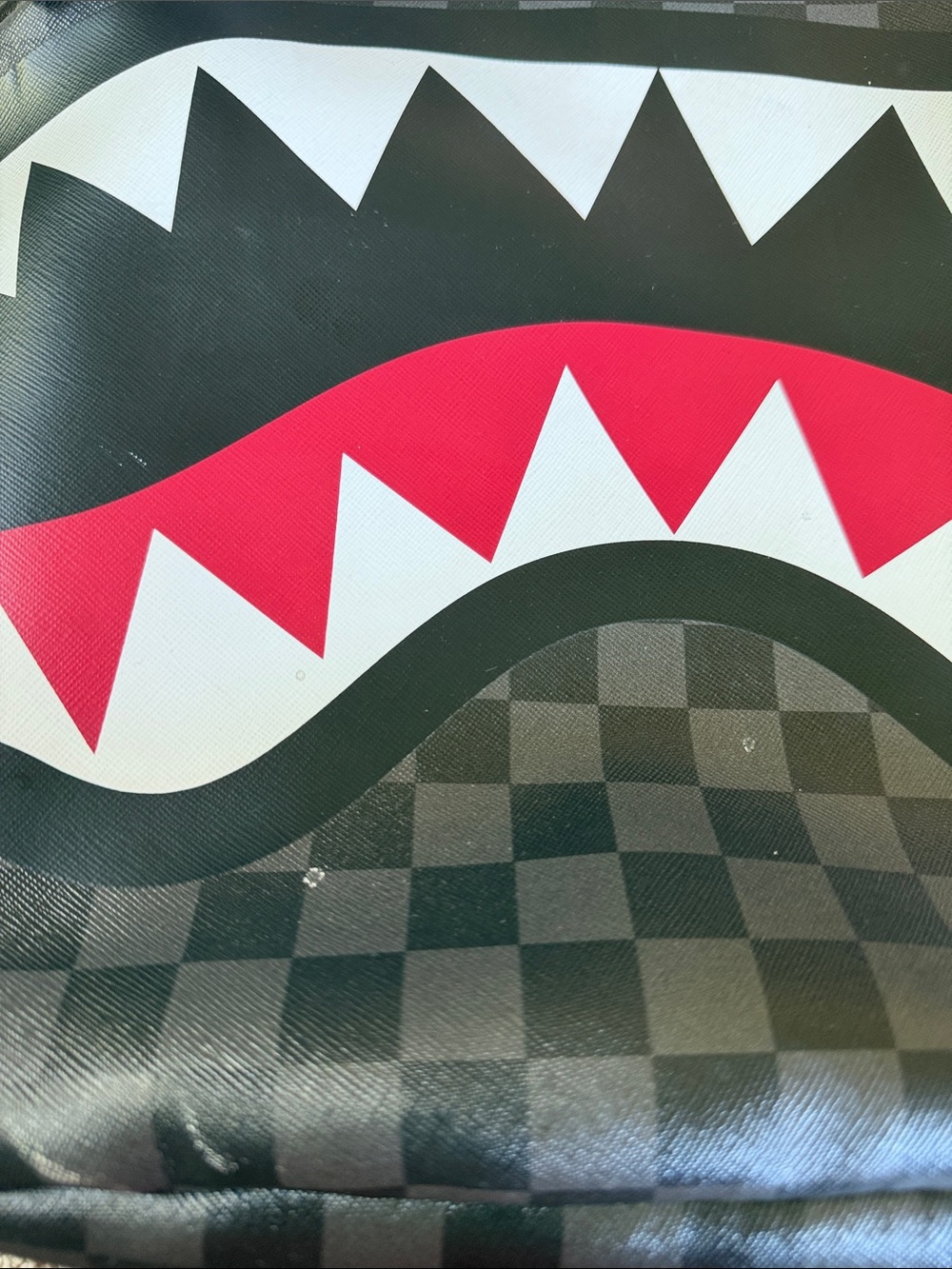 SPRAYGROUND CHECKERED SHARK IN PARIS BACKPACK - Picture 9 of 10